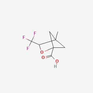 4-Methyl-3-(trifluoromethyl)-2-oxabicyclo[2.1.1]hexane-1-carboxylic acid