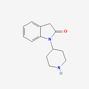 1,3-Dihydro-1-(piperidin-4-yl)(2h)indol-2-one