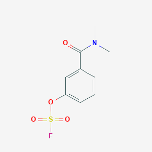 molecular formula C9H10FNO4S B2415970 1-(Dimethylcarbamoyl)-3-fluorosulfonyloxybenzene CAS No. 2411269-68-4