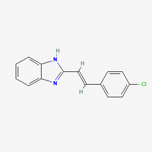 2-[(E)-2-(4-chlorophenyl)ethenyl]-1H-benzimidazole