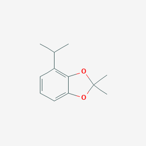 molecular formula C12H16O2 B024160 2,2-Dimethyl-4-isopropyl-1,3-benzodioxole CAS No. 201166-22-5