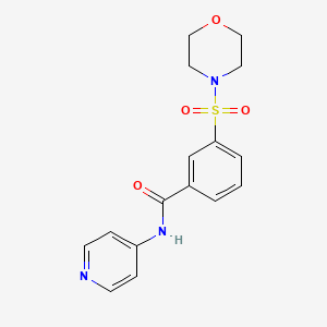 3-(morpholinosulfonyl)-N-(pyridin-4-yl)benzamide
