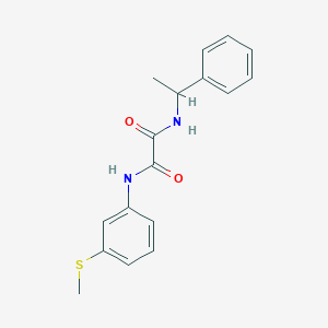 B2416054 N1-(3-(methylthio)phenyl)-N2-(1-phenylethyl)oxalamide CAS No. 920376-94-9