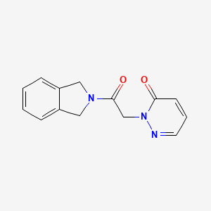 2-(2-(isoindolin-2-yl)-2-oxoethyl)pyridazin-3(2H)-one