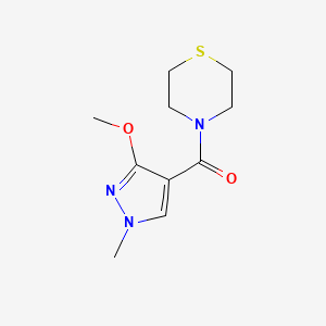 (3-Methoxy-1-methylpyrazol-4-yl)-thiomorpholin-4-ylmethanone