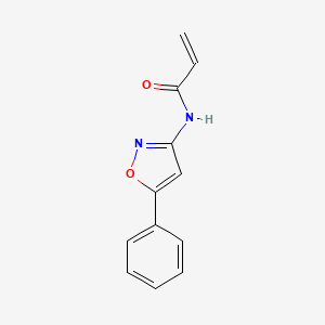 N-(5-Phenyl-1,2-oxazol-3-yl)prop-2-enamide