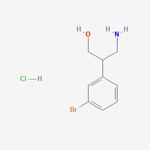 3-Amino-2-(3-bromophenyl)propan-1-ol hydrochloride