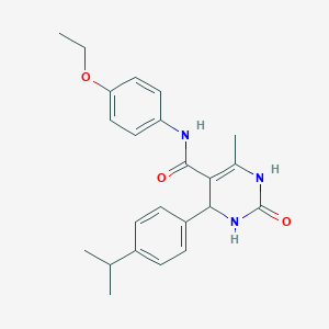 N-(4-ethoxyphenyl)-4-(4-isopropylphenyl)-6-methyl-2-oxo-1,2,3,4-tetrahydropyrimidine-5-carboxamide