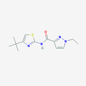 N-(4-(tert-butyl)thiazol-2-yl)-1-ethyl-1H-pyrazole-3-carboxamide