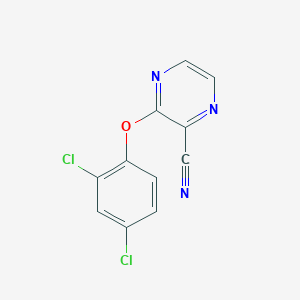 3-(2,4-Dichlorophenoxy)pyrazine-2-carbonitrile