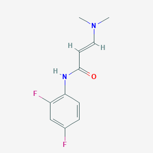 molecular formula C11H12F2N2O B2416431 N-(2,4-difluorophenyl)-3-(dimethylamino)acrylamide CAS No. 320417-97-8