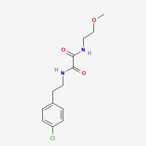 molecular formula C13H17ClN2O3 B2416451 N1-(4-chlorophenethyl)-N2-(2-methoxyethyl)oxalamide CAS No. 904024-36-8