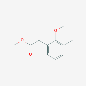molecular formula C11H14O3 B2416456 Methyl 2-methoxy-3-methylphenylacetate CAS No. 1261827-91-1