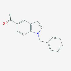molecular formula C16H13NO B024165 1-benzyl-1H-indole-5-carbaldehyde CAS No. 63263-88-7