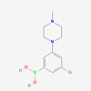 3-Bromo-5-(4-methylpiperazino)phenylboronic acid