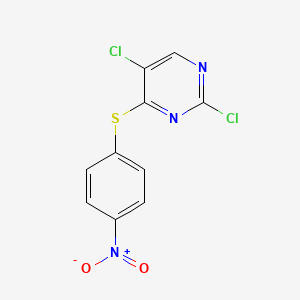 2,5-Dichloro-4-[(4-nitrophenyl)sulfanyl]pyrimidine