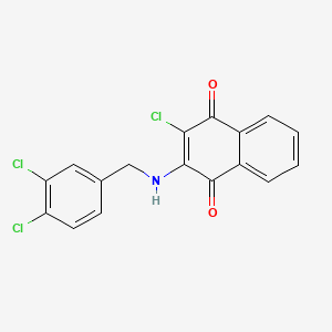 2-Chloro-3-[(3,4-dichlorobenzyl)amino]naphthoquinone