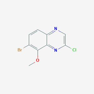 7-Bromo-2-chloro-8-methoxyquinoxaline
