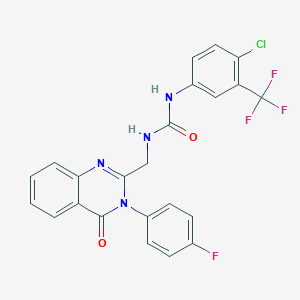 molecular formula C23H15ClF4N4O2 B024166 Hedgehog IN-1 CAS No. 330796-24-2