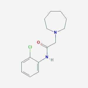 molecular formula C14H19ClN2O B2416614 2-(azepan-1-yl)-N-(2-chlorophenyl)acetamide CAS No. 302940-91-6