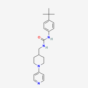 1-(4-(Tert-butyl)phenyl)-3-((1-(pyridin-4-yl)piperidin-4-yl)methyl)urea