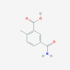 molecular formula C9H9NO3 B2416737 5-Carbamoyl-2-methylbenzoic acid CAS No. 99357-88-7