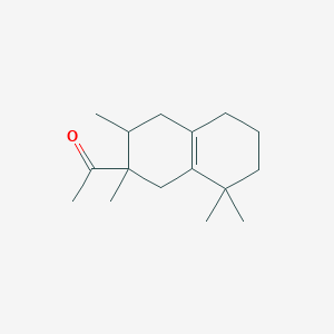 molecular formula C16H26O B024168 1-(2,3,8,8-Tetramethyl-1,2,3,4,5,6,7,8-octahydronaphthalen-2-yl)ethanone CAS No. 54464-57-2