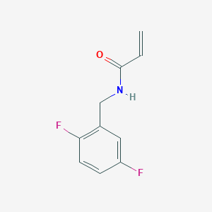 molecular formula C10H9F2NO B2416818 N-[(2,5-difluorophenyl)methyl]prop-2-enamide CAS No. 1342290-81-6