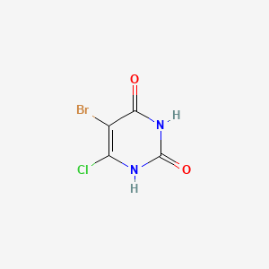 molecular formula C4H2BrClN2O2 B2416821 5-Bromo-6-chloropyrimidine-2,4-diol CAS No. 21428-23-9