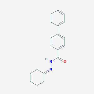 molecular formula C19H20N2O B241701 N'-cyclohexylidene[1,1'-biphenyl]-4-carbohydrazide 