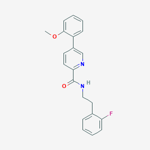 molecular formula C21H19FN2O2 B2417031 HIF-1 inhibitor-1 