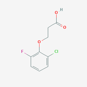 molecular formula C9H8ClFO3 B2417136 3-(2-Chloro-6-fluorophenoxy)propanoic acid CAS No. 1552688-63-7