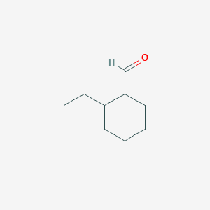 molecular formula C9H16O B2417179 2-Ethylcyclohexane-1-carbaldehyde CAS No. 1222900-26-6
