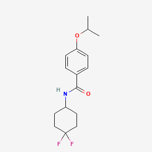 molecular formula C16H21F2NO2 B2417190 N-(4,4-difluorocyclohexyl)-4-isopropoxybenzamide CAS No. 2034461-26-0