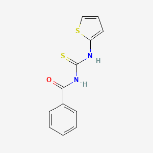 molecular formula C12H10N2OS2 B2417246 N-(thiophen-2-ylcarbamothioyl)benzamide CAS No. 66645-99-6