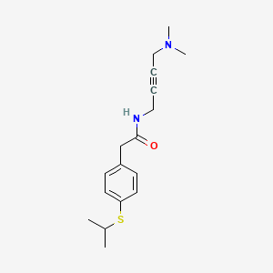 molecular formula C17H24N2OS B2417280 N-(4-(dimethylamino)but-2-yn-1-yl)-2-(4-(isopropylthio)phenyl)acetamide CAS No. 1396559-00-4