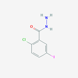 molecular formula C7H6ClIN2O B2417400 2-Chloro-5-iodobenzohydrazide CAS No. 1021990-78-2