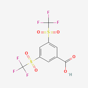 3,5-bis(trifluoromethylsulfonyl)benzoic Acid