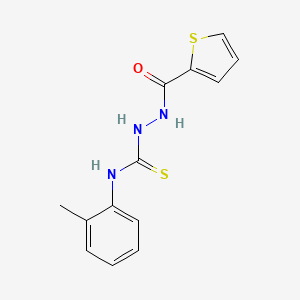 4-(2-Methylphenyl)-1-(thiophene-2-carbonyl)thiosemicarbazide