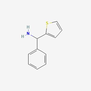molecular formula C11H11NS B2417498 1-phenyl-1-thien-2-ylmethanamine CAS No. 5693-42-5