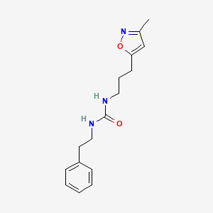 1-(3-(3-Methylisoxazol-5-yl)propyl)-3-phenethylurea