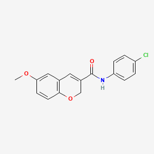 N-(4-chlorophenyl)-6-methoxy-2H-chromene-3-carboxamide
