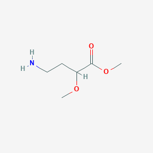 Methyl 4-amino-2-methoxybutanoate