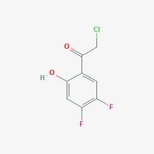 2-Chloro-1-(4,5-difluoro-2-hydroxyphenyl)ethanone
