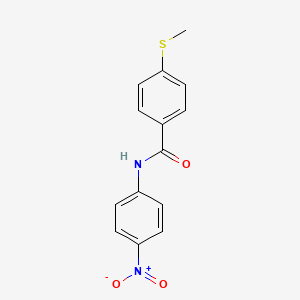 4-(methylthio)-N-(4-nitrophenyl)benzamide