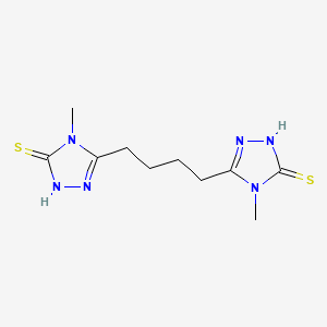 B2417535 5,5'-butane-1,4-diylbis(4-methyl-4H-1,2,4-triazole-3-thiol) CAS No. 1174861-71-2