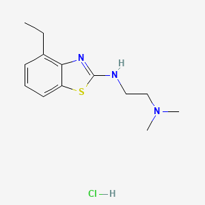 N1-(4-ethylbenzo[d]thiazol-2-yl)-N2,N2-dimethylethane-1,2-diamine hydrochloride
