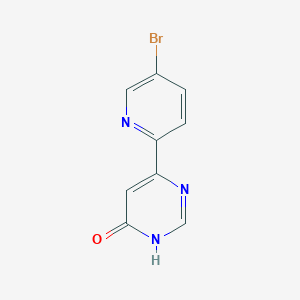 B2417625 4-(5-Bromopyridin-2-yl)-1H-pyrimidin-6-one CAS No. 2023299-27-4