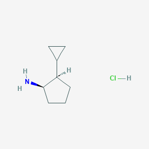 (1R,2R)-2-Cyclopropylcyclopentan-1-amine hydrochloride