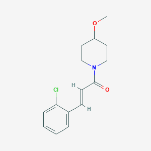 molecular formula C15H18ClNO2 B2417849 (E)-3-(2-chlorophenyl)-1-(4-methoxypiperidin-1-yl)prop-2-en-1-one CAS No. 1207061-38-8